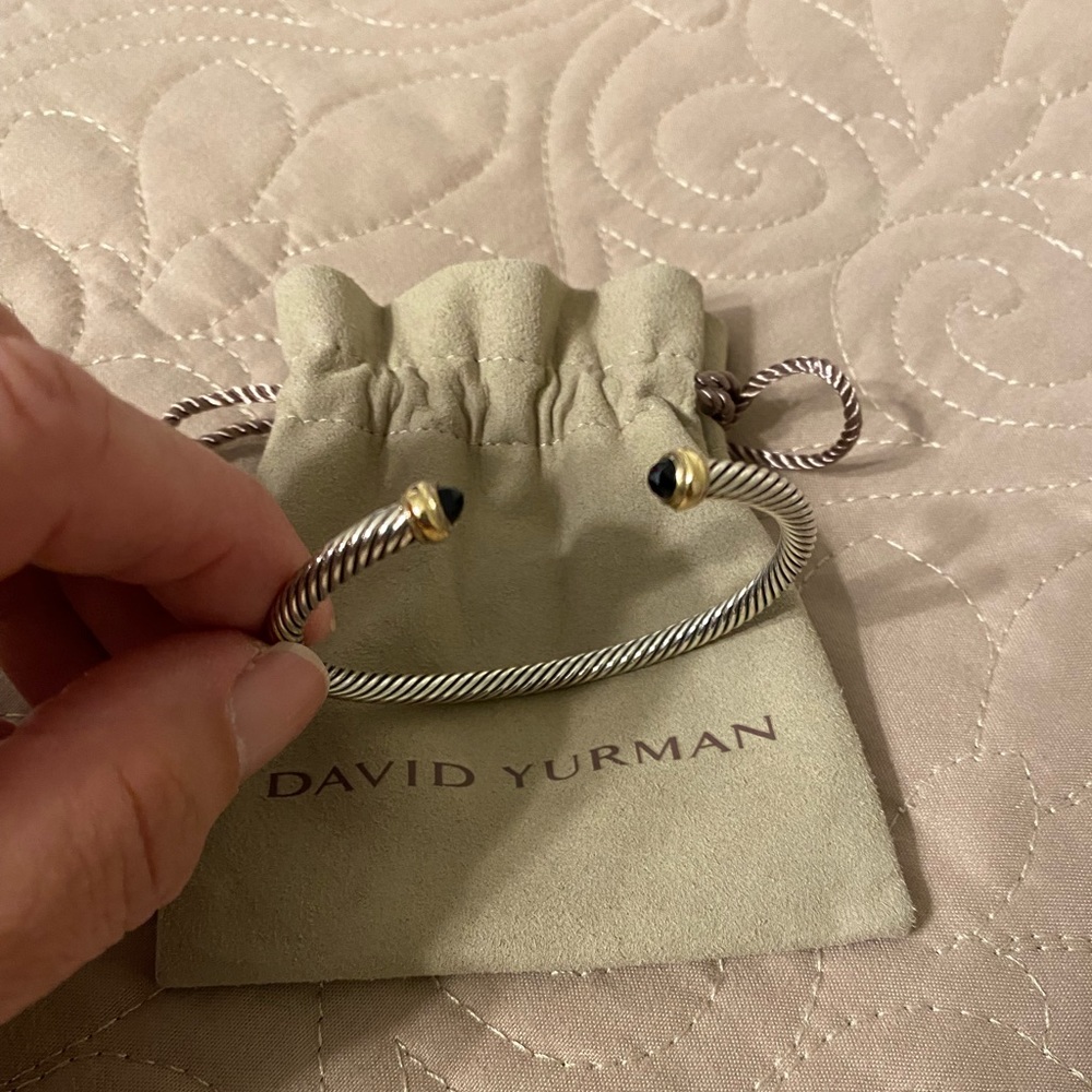 David Yurman 3mm Black Onyx cuff